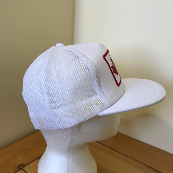 Canadian Crude Separators CCS Trucker Cap Vintage White Mesh Back Hat - Picture 6 of 8